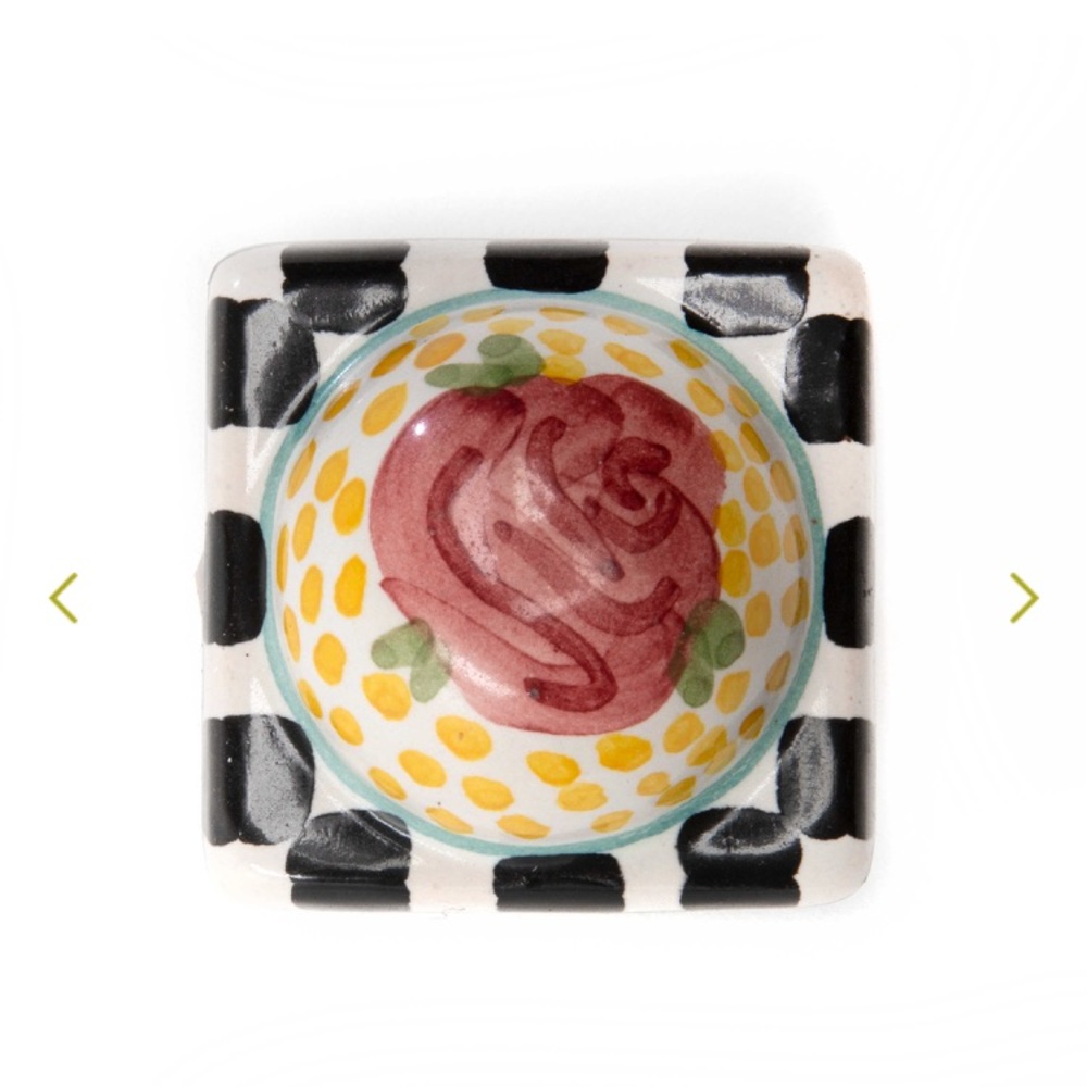 13 total Petit Four Square Knob - Rose